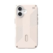 Гръб Speck Presidio2 Grip MagSafe за Apple iPhone 16, бежов