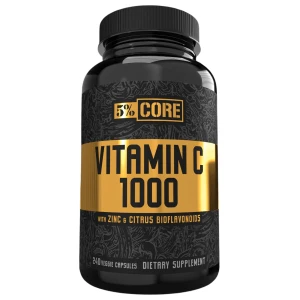 Rich Piana 5% Nutrition Vitamin C 1000 | with Zinc & Citrus Bioflavonoids
